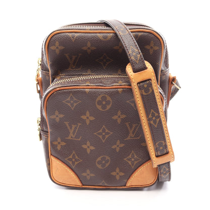 アマゾン モノグラム ショルダーバッグ PVC レザー ブラウン ルイヴィトン バッグ LOUIS VUITTON