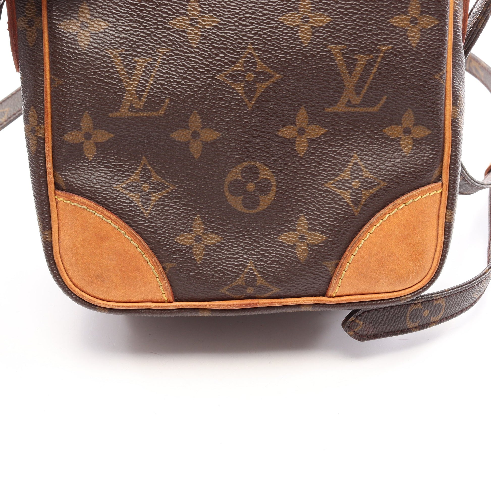 アマゾン モノグラム ショルダーバッグ PVC レザー ブラウン ルイヴィトン バッグ LOUIS VUITTON