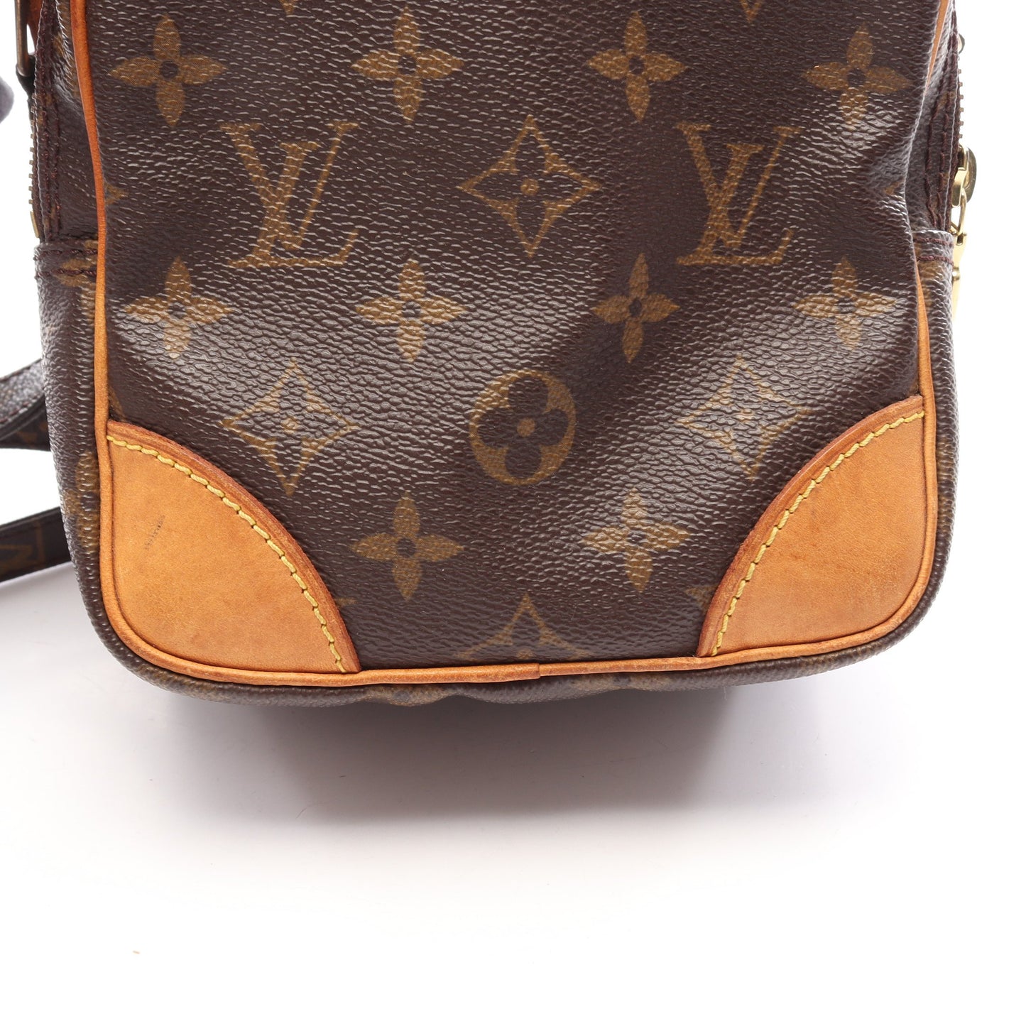 アマゾン モノグラム ショルダーバッグ PVC レザー ブラウン ルイヴィトン バッグ LOUIS VUITTON