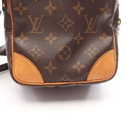 アマゾン モノグラム ショルダーバッグ PVC レザー ブラウン ルイヴィトン バッグ LOUIS VUITTON