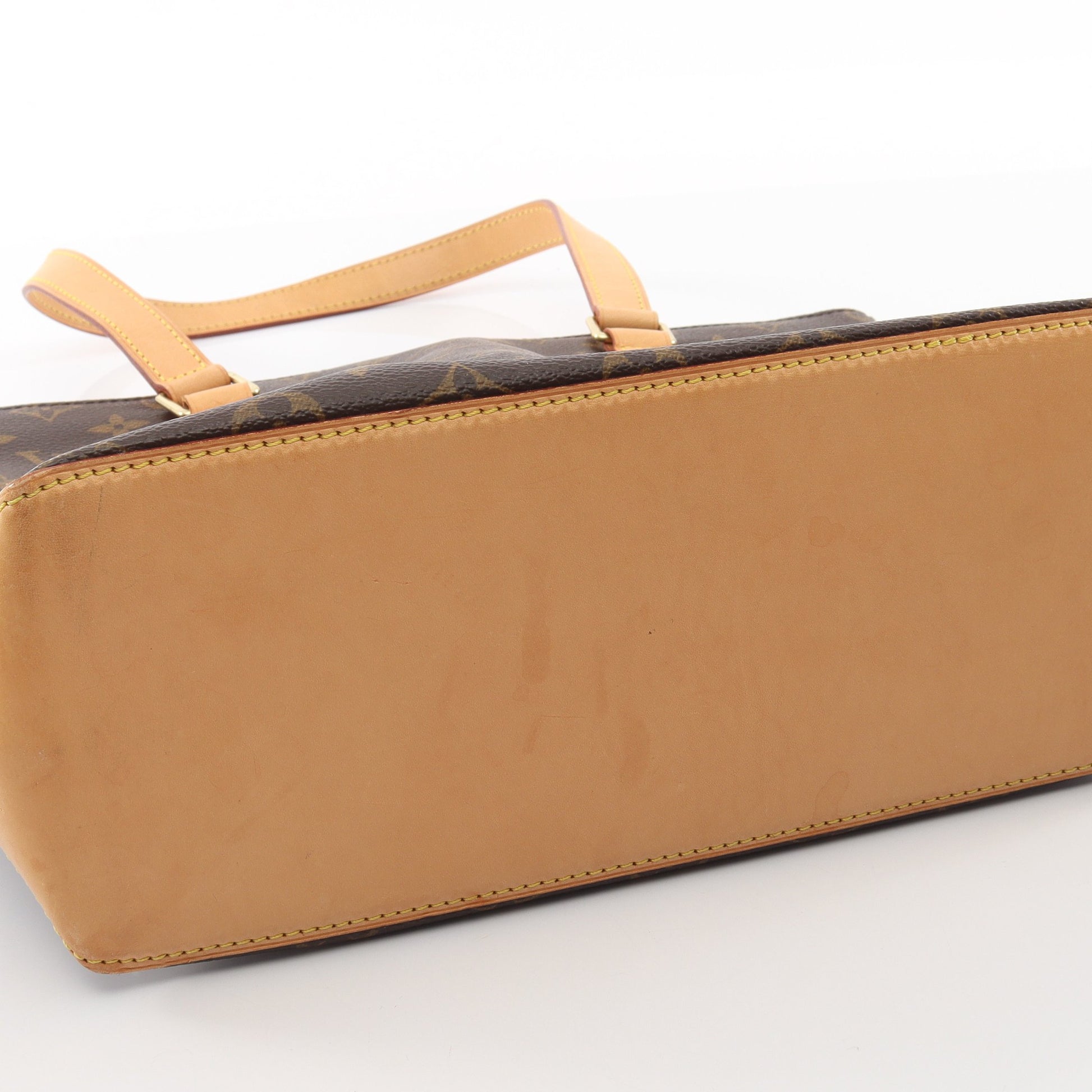 カバピアノ モノグラム ショルダーバッグ PVC レザー ブラウン ルイヴィトン バッグ LOUIS VUITTON