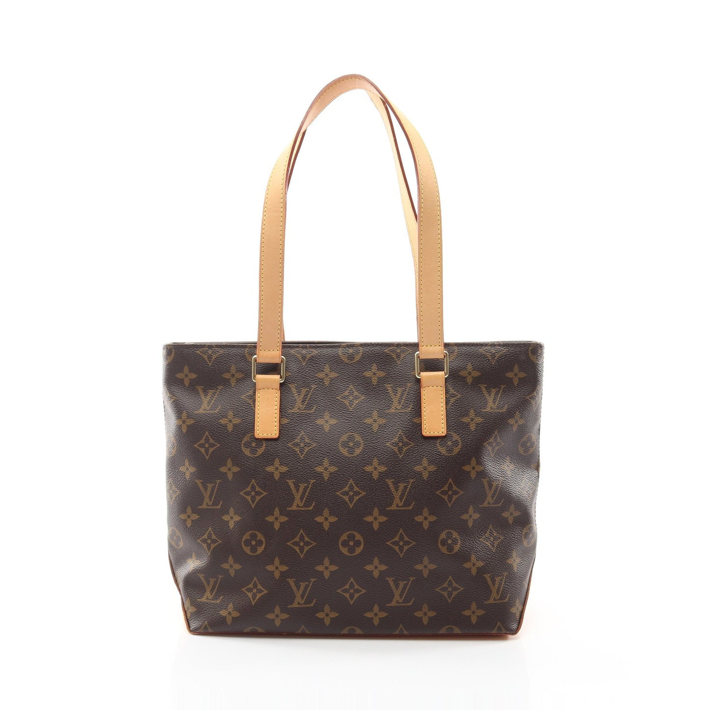 カバピアノ モノグラム ショルダーバッグ PVC レザー ブラウン ルイヴィトン バッグ LOUIS VUITTON