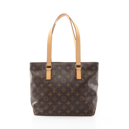 カバピアノ モノグラム ショルダーバッグ PVC レザー ブラウン ルイヴィトン バッグ LOUIS VUITTON