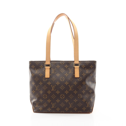 カバピアノ モノグラム ショルダーバッグ PVC レザー ブラウン ルイヴィトン バッグ LOUIS VUITTON