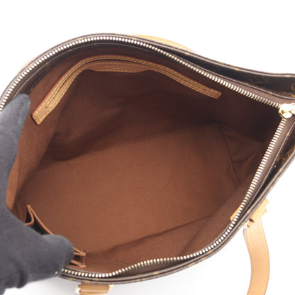 カバピアノ モノグラム ショルダーバッグ PVC レザー ブラウン ルイヴィトン バッグ LOUIS VUITTON