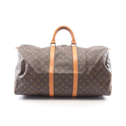キーポル55 モノグラム ボストンバッグ PVC レザー ブラウン ルイヴィトン バッグ LOUIS VUITTON