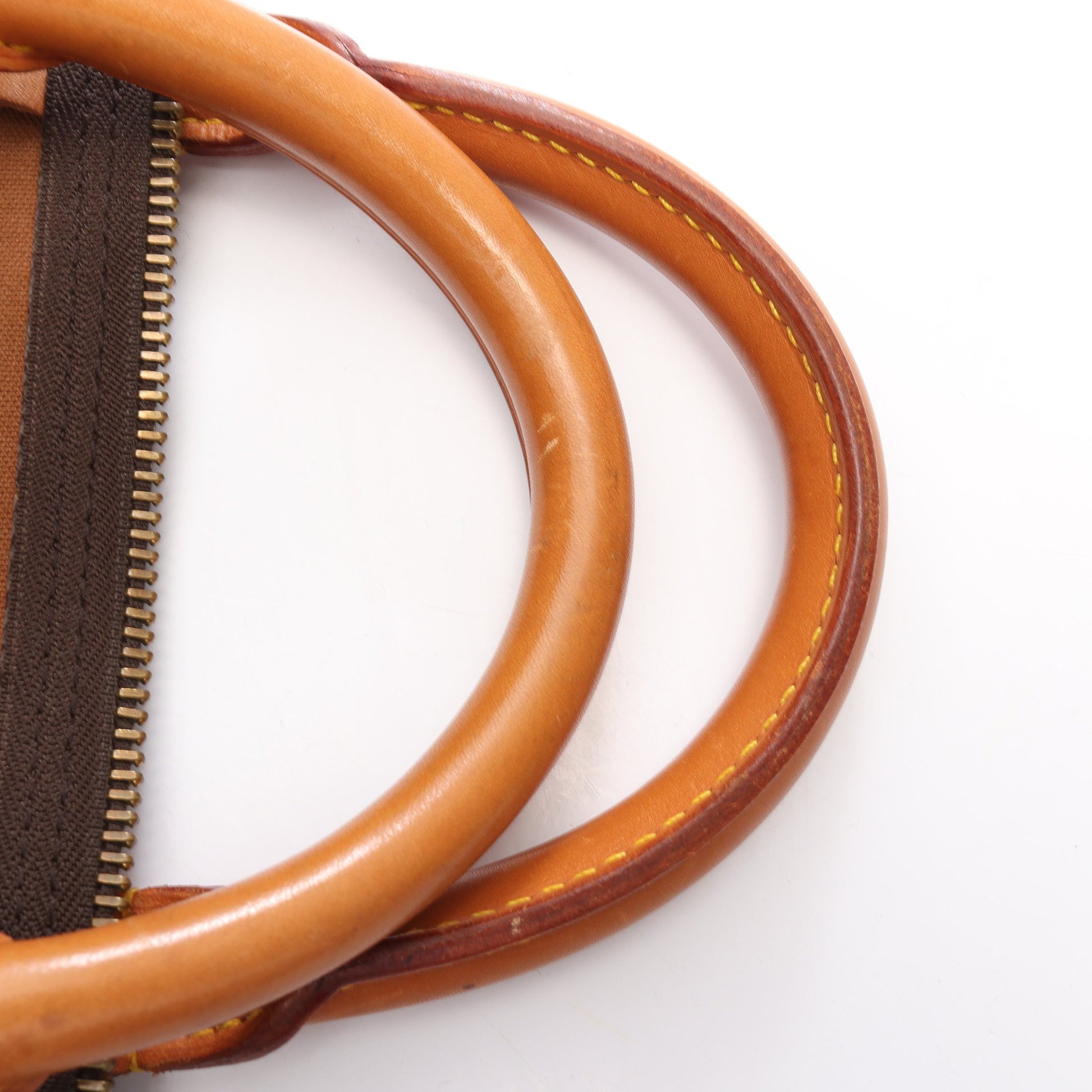 キーポル55 モノグラム ボストンバッグ PVC レザー ブラウン ルイヴィトン バッグ LOUIS VUITTON