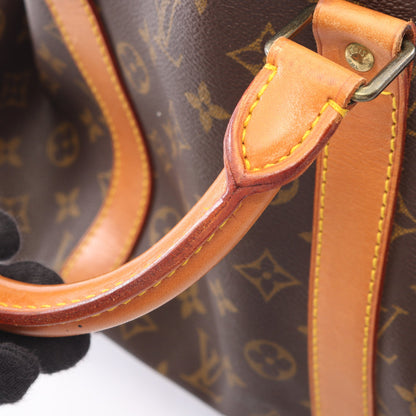 キーポル55 モノグラム ボストンバッグ PVC レザー ブラウン ルイヴィトン バッグ LOUIS VUITTON