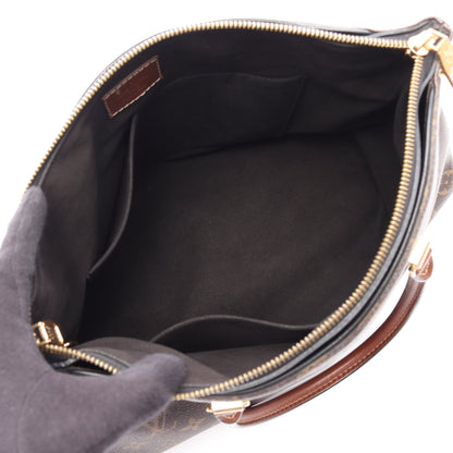パラス モノグラム ノワール 2WAY ハンドバッグ PVC レザー ブラウン ブラック ルイヴィトン バッグ LOUIS VUITTON