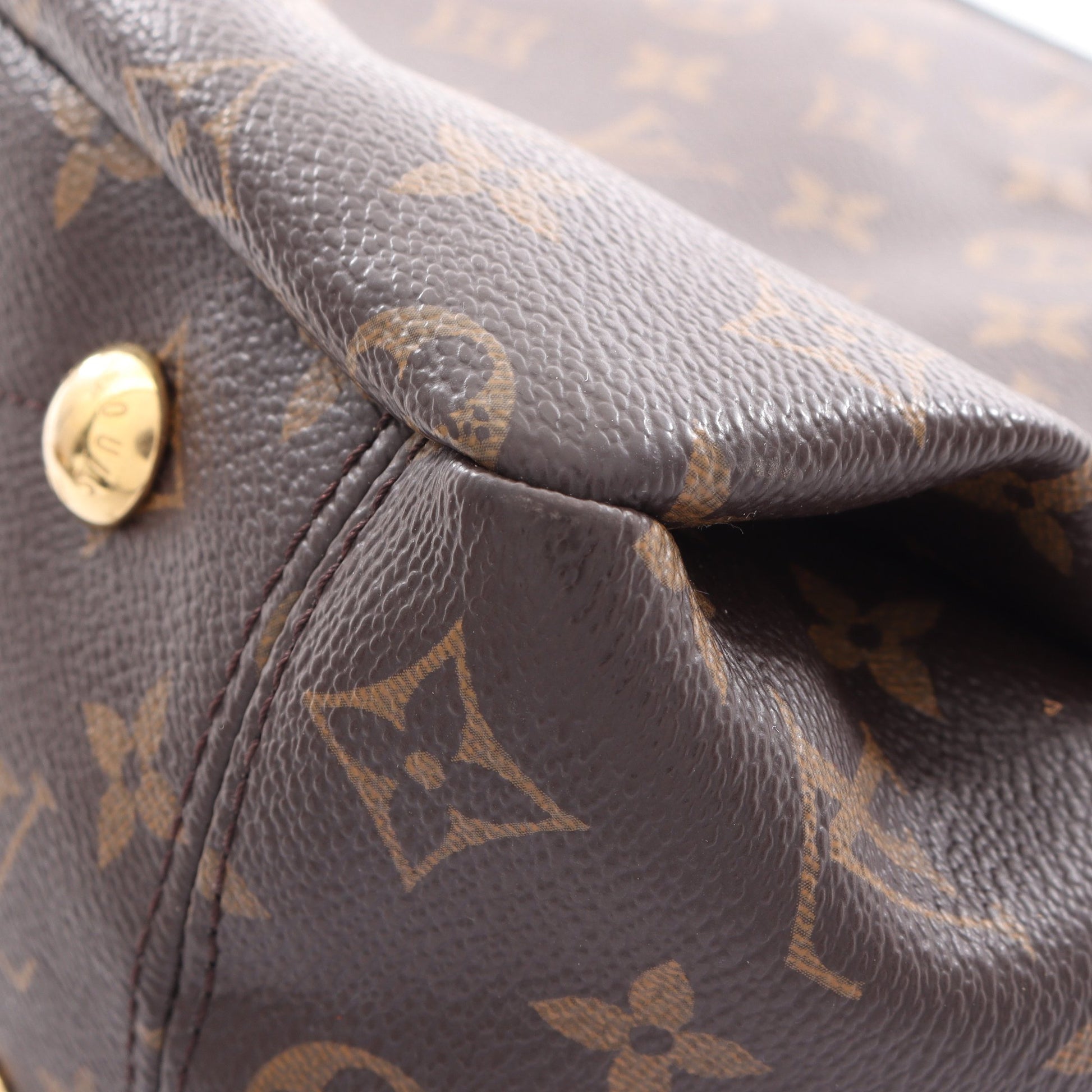 パラス モノグラム ノワール 2WAY ハンドバッグ PVC レザー ブラウン ブラック ルイヴィトン バッグ LOUIS VUITTON