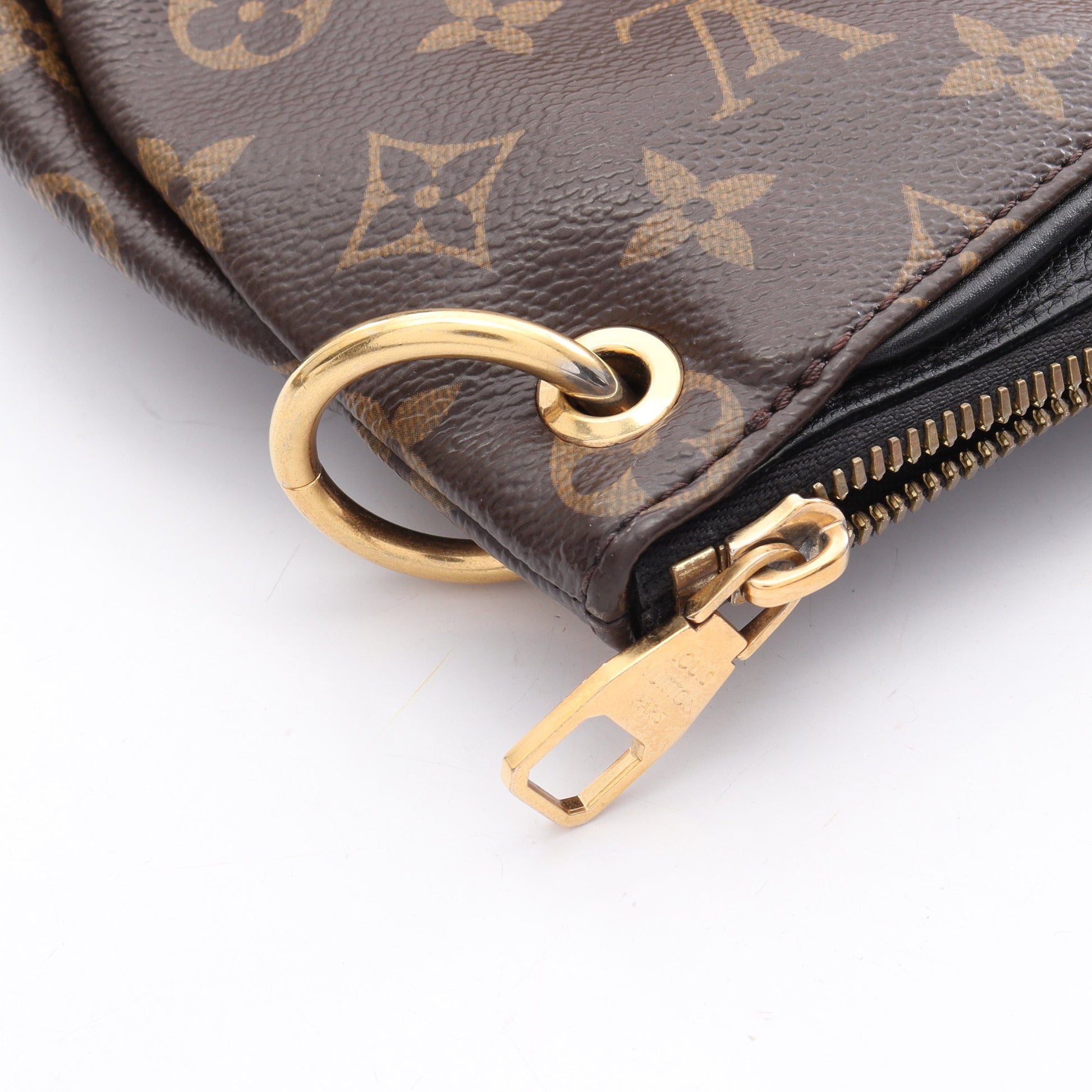 パラス モノグラム ノワール 2WAY ハンドバッグ PVC レザー ブラウン ブラック ルイヴィトン バッグ LOUIS VUITTON