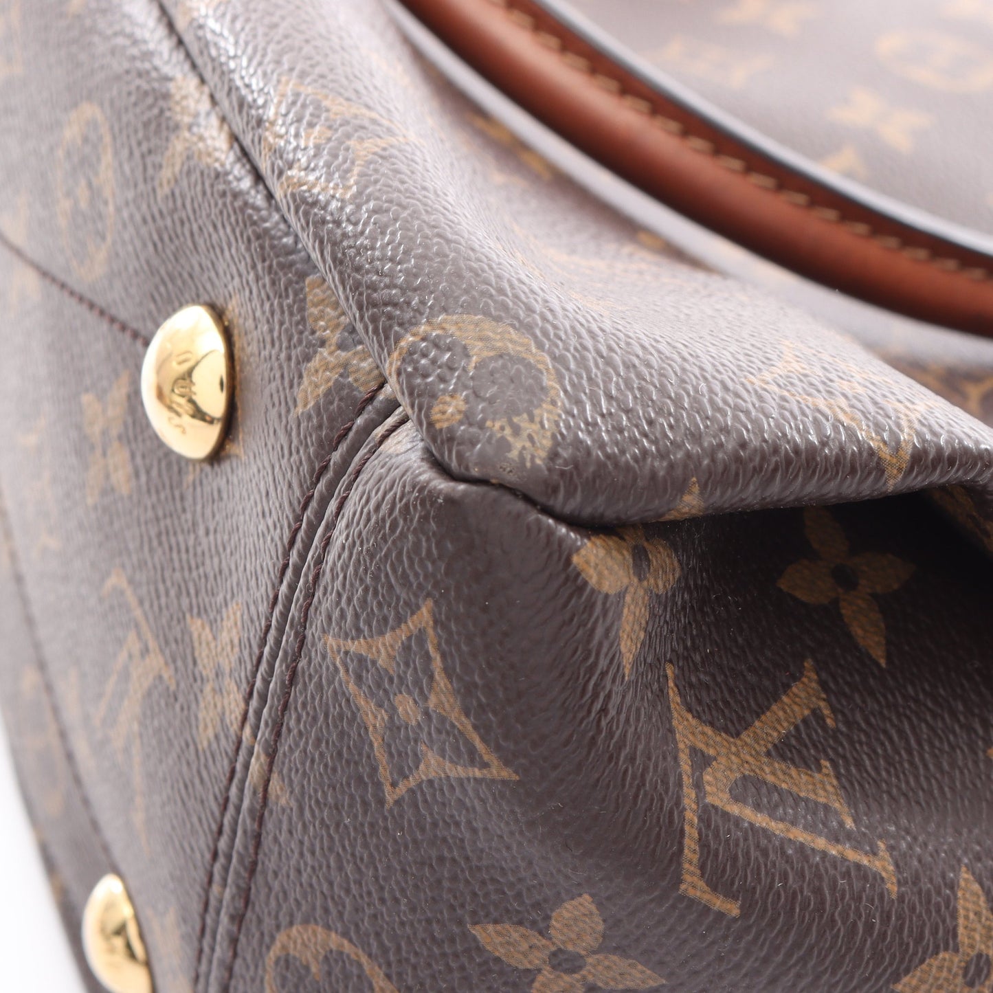 パラス モノグラム ノワール 2WAY ハンドバッグ PVC レザー ブラウン ブラック ルイヴィトン バッグ LOUIS VUITTON