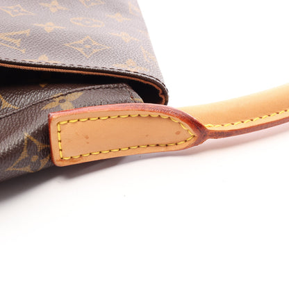 ミニルーピング モノグラム ハンドバッグ PVC レザー ブラウン ルイヴィトン バッグ LOUIS VUITTON