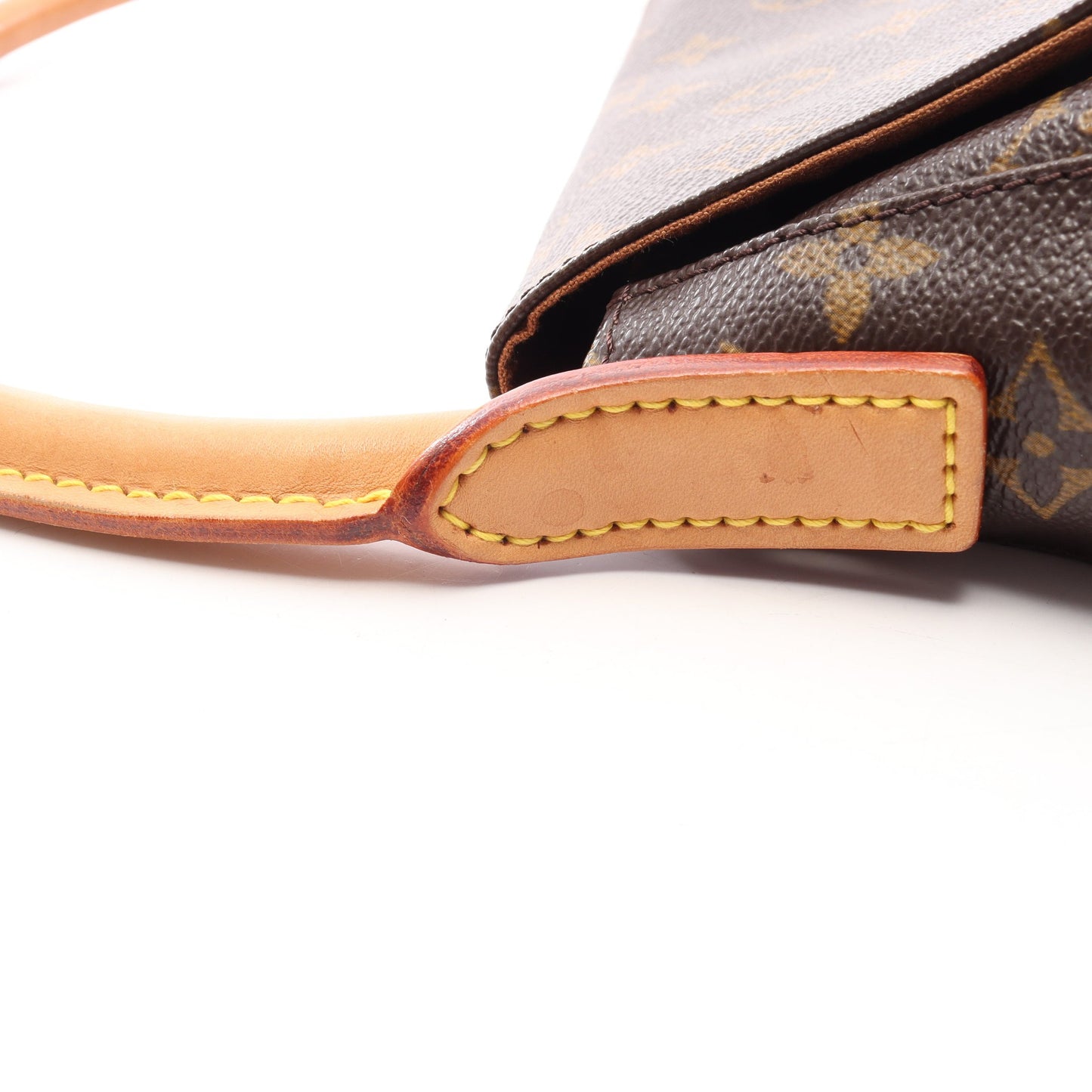 ミニルーピング モノグラム ハンドバッグ PVC レザー ブラウン ルイヴィトン バッグ LOUIS VUITTON