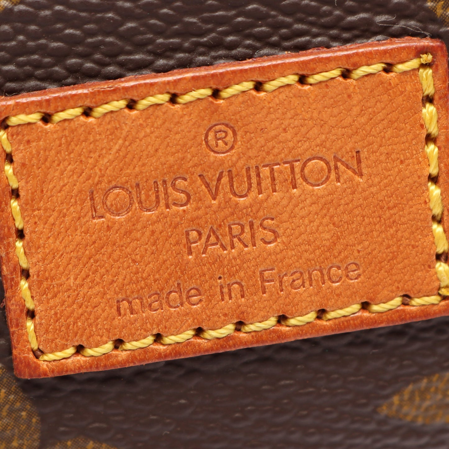 ソミュール30 モノグラム ショルダーバッグ PVC レザー ブラウン ルイヴィトン バッグ LOUIS VUITTON