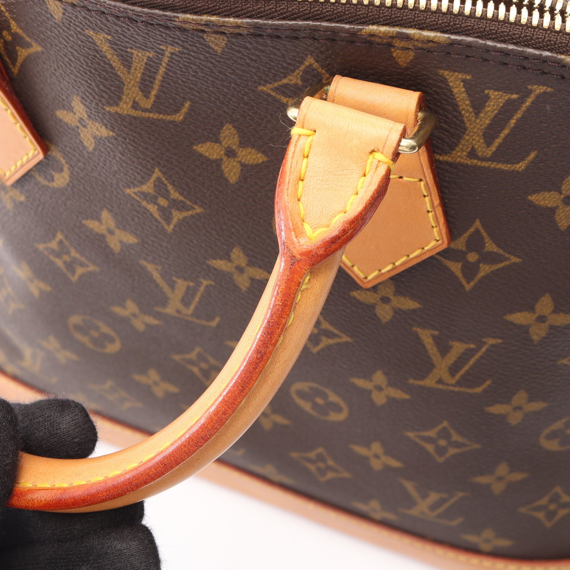 アルマPM モノグラム ハンドバッグ PVC レザー ブラウン ルイヴィトン バッグ LOUIS VUITTON