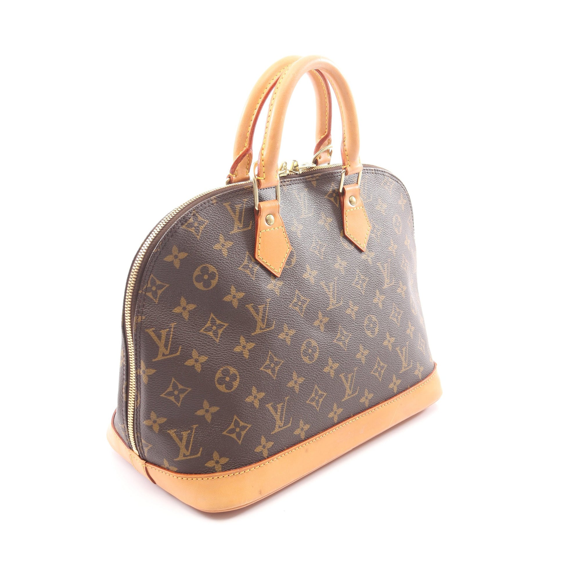 アルマPM モノグラム ハンドバッグ PVC レザー ブラウン ルイヴィトン バッグ LOUIS VUITTON