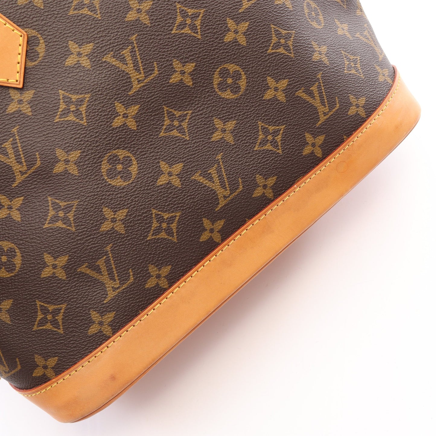 アルマPM モノグラム ハンドバッグ PVC レザー ブラウン ルイヴィトン バッグ LOUIS VUITTON