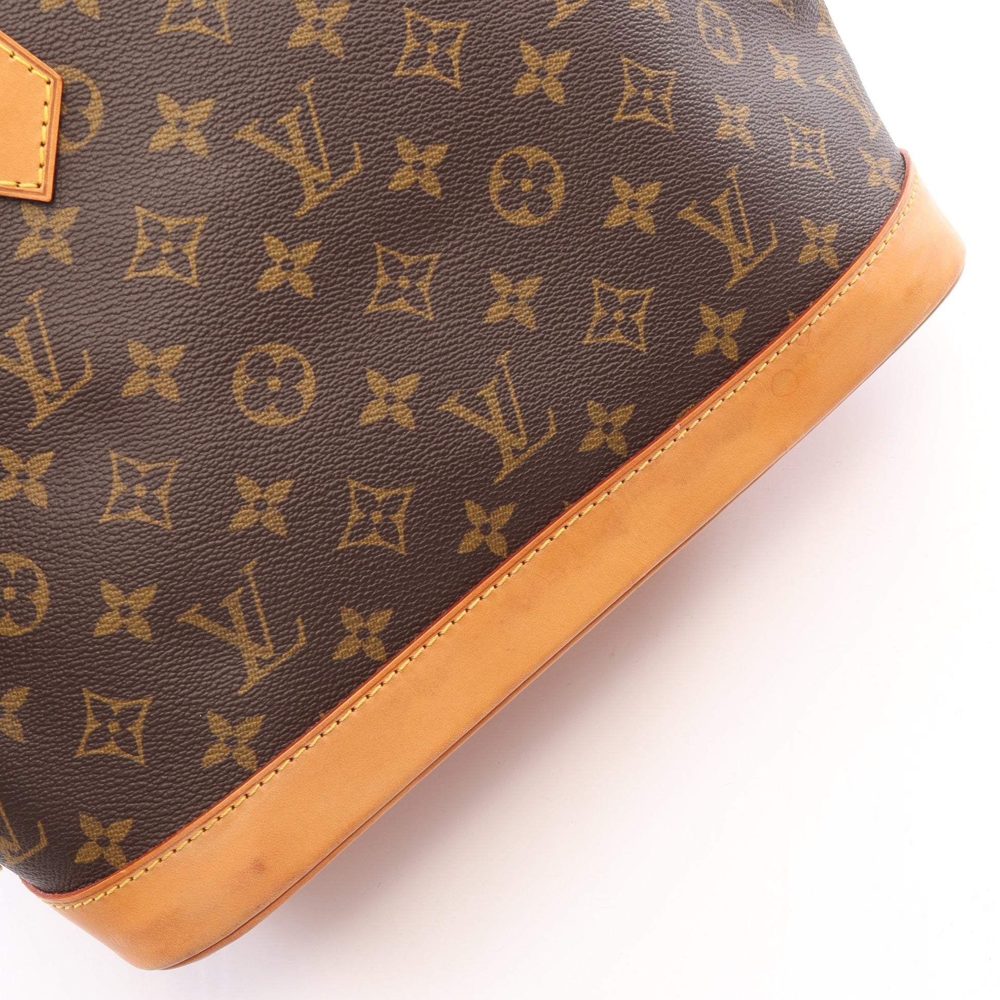 アルマPM モノグラム ハンドバッグ PVC レザー ブラウン ルイヴィトン バッグ LOUIS VUITTON