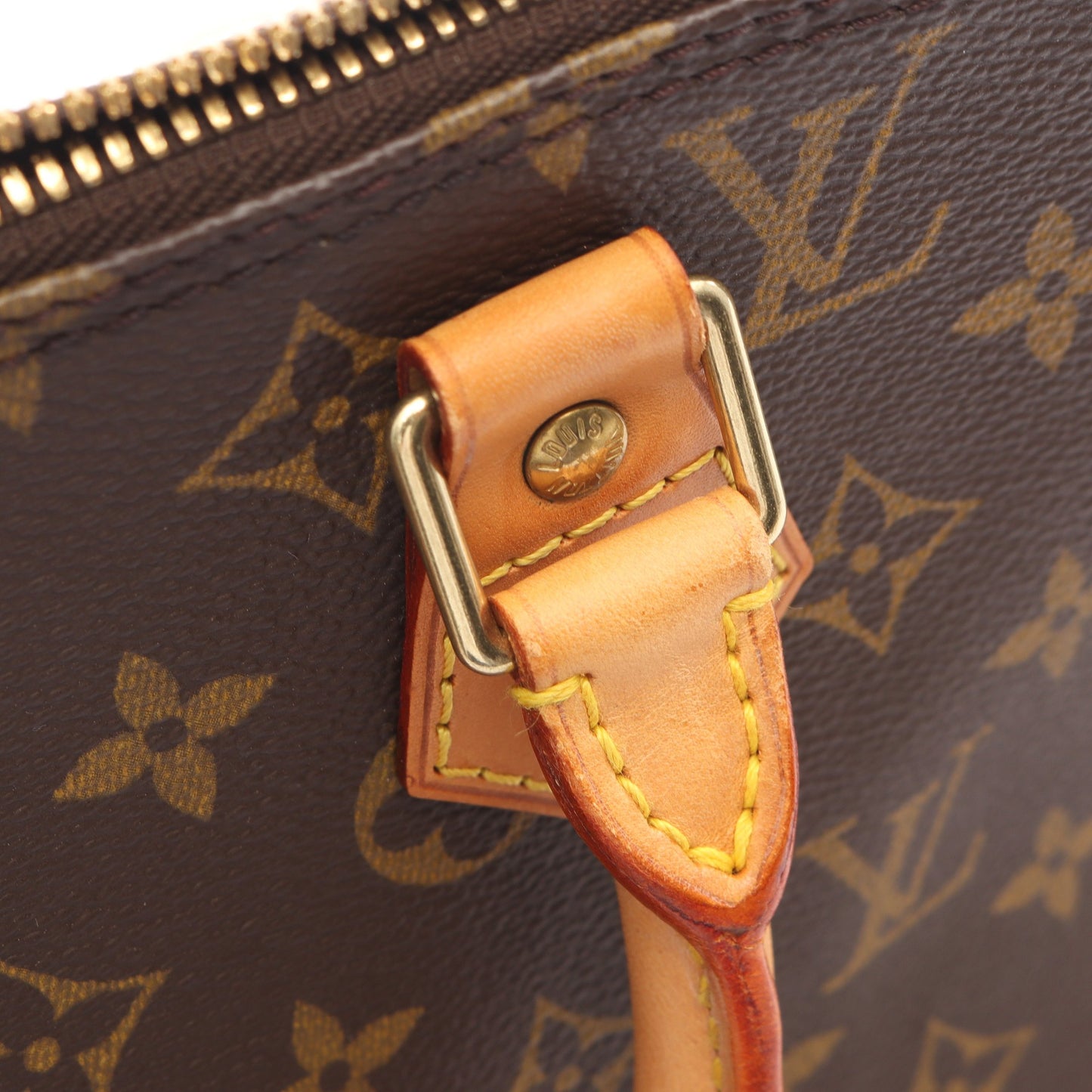 アルマPM モノグラム ハンドバッグ PVC レザー ブラウン ルイヴィトン バッグ LOUIS VUITTON