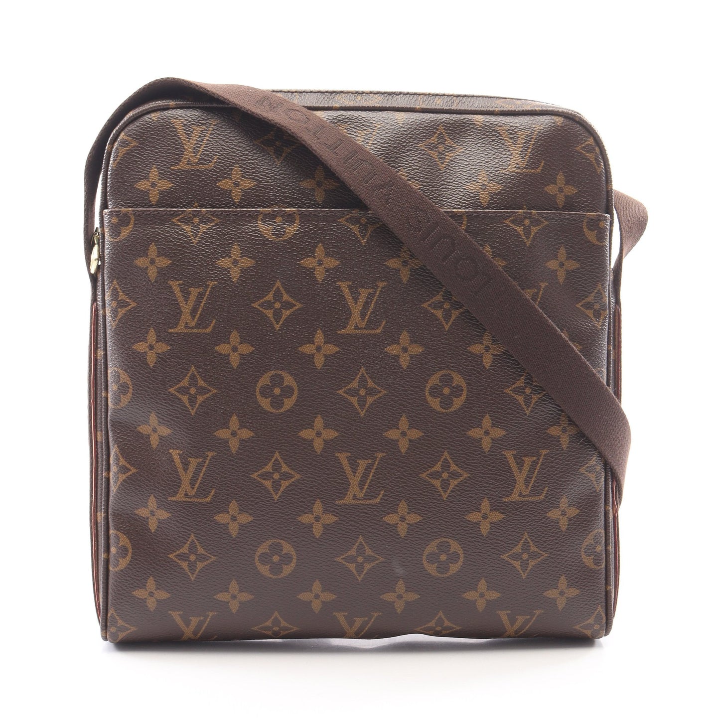 トロター ボブール モノグラム ショルダーバッグ PVC レザー ブラウン ルイヴィトン バッグ LOUIS VUITTON