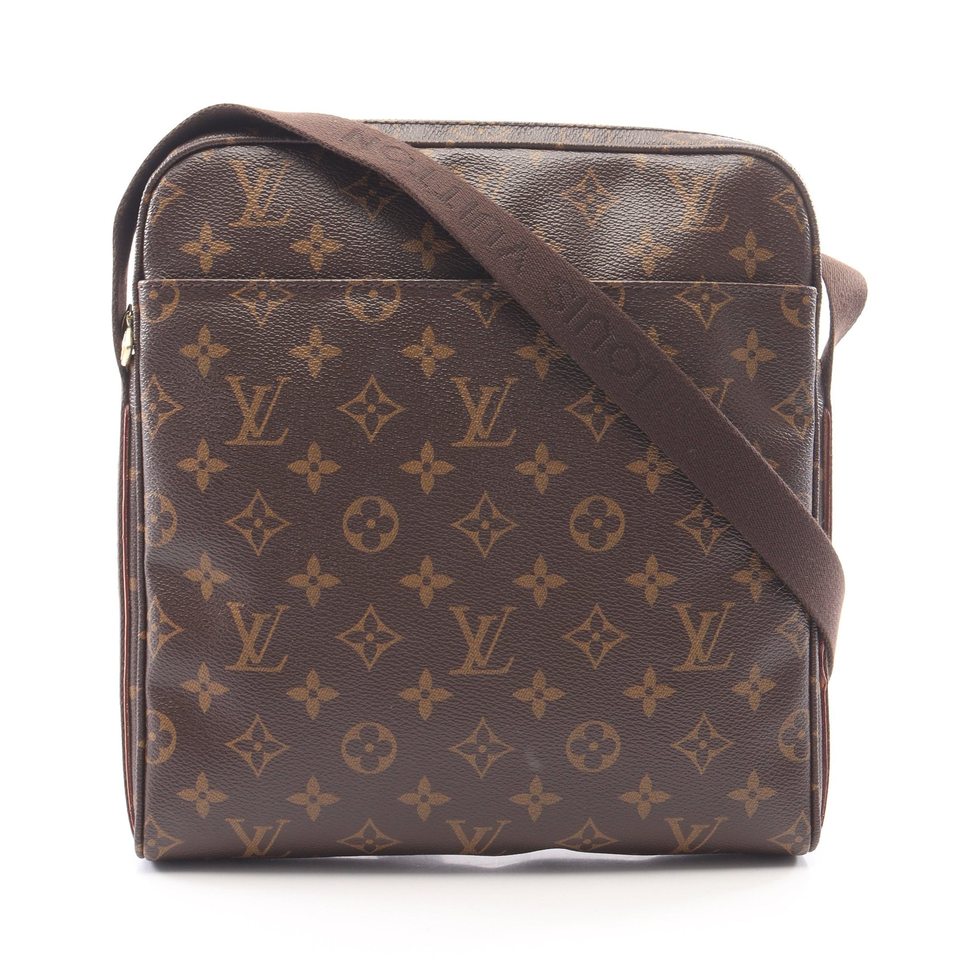 トロター ボブール モノグラム ショルダーバッグ PVC レザー ブラウン ルイヴィトン バッグ LOUIS VUITTON