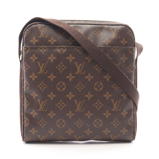 トロター ボブール モノグラム ショルダーバッグ PVC レザー ブラウン ルイヴィトン バッグ LOUIS VUITTON