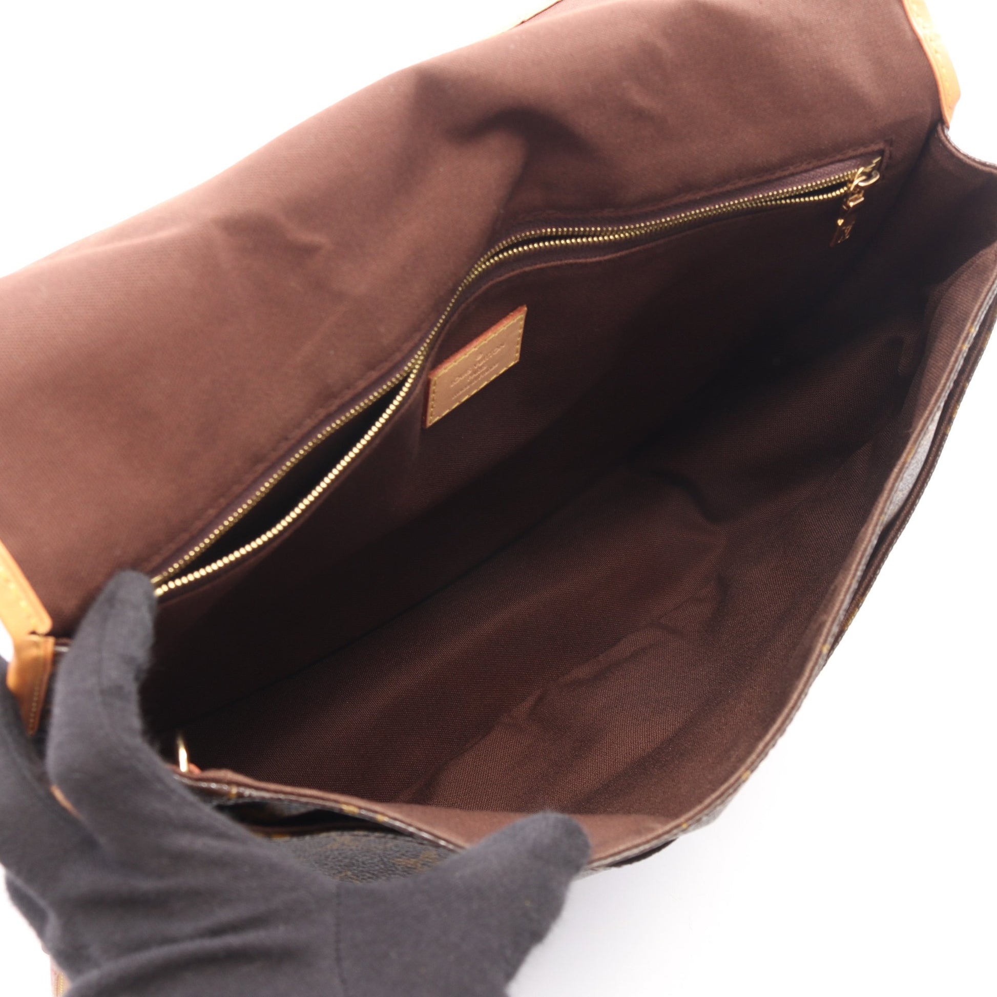 メニルモンタンMM モノグラム ショルダーバッグ PVC レザー ブラウン ルイヴィトン バッグ LOUIS VUITTON