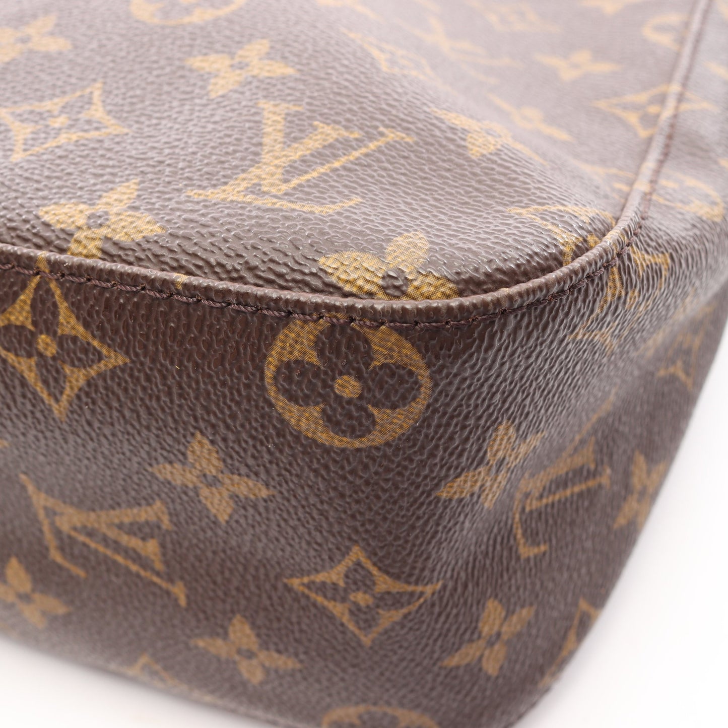 ルーピングMM モノグラム ショルダーバッグ PVC レザー ブラウン ルイヴィトン バッグ LOUIS VUITTON
