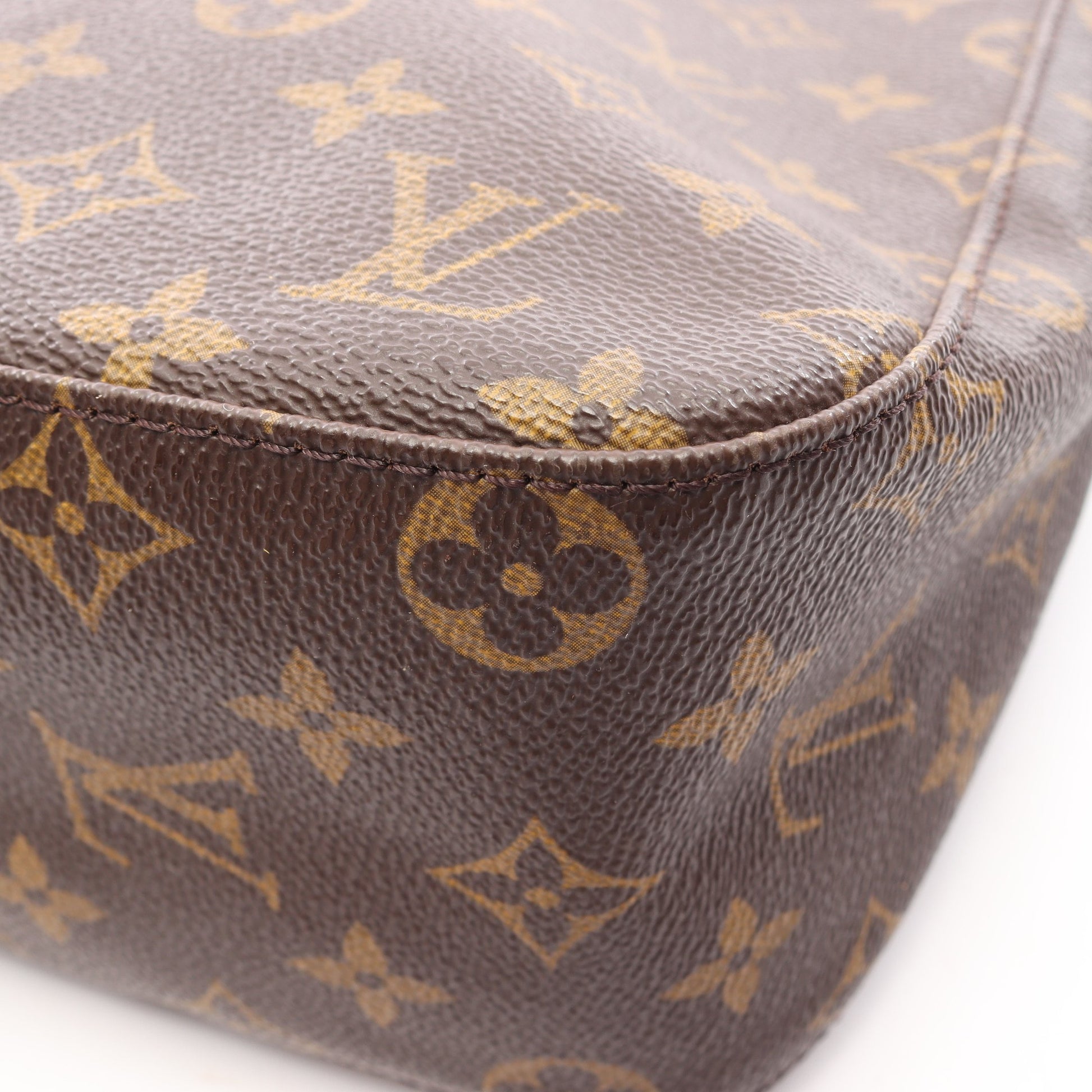 ルーピングMM モノグラム ショルダーバッグ PVC レザー ブラウン ルイヴィトン バッグ LOUIS VUITTON