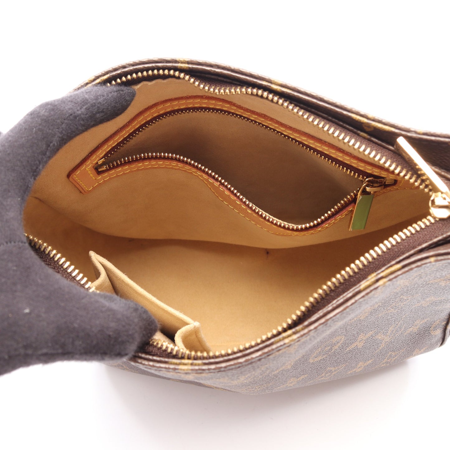 ルーピングMM モノグラム ショルダーバッグ PVC レザー ブラウン ルイヴィトン バッグ LOUIS VUITTON
