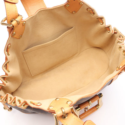 テダPM モノグラム ハンドバッグ PVC レザー ブラウン ルイヴィトン バッグ LOUIS VUITTON