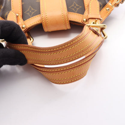 テダPM モノグラム ハンドバッグ PVC レザー ブラウン ルイヴィトン バッグ LOUIS VUITTON