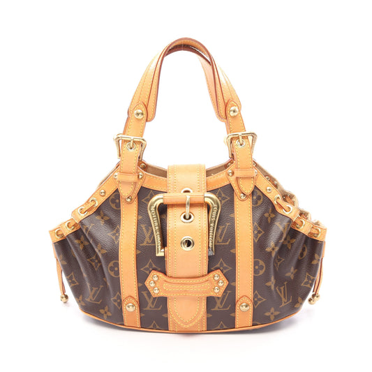 テダPM モノグラム ハンドバッグ PVC レザー ブラウン ルイヴィトン バッグ LOUIS VUITTON