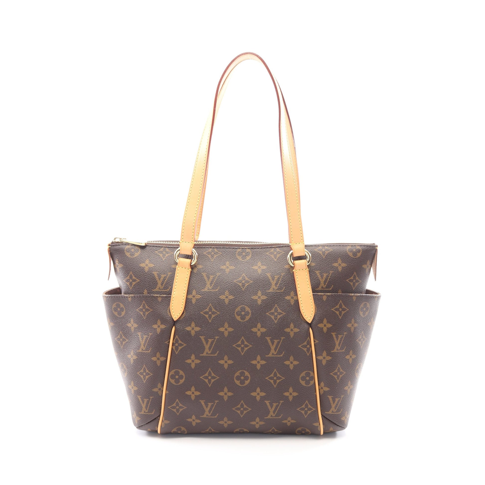 トータリーPM モノグラム ショルダーバッグ トートバッグ PVC レザー ブラウン ルイヴィトン バッグ LOUIS VUITTON