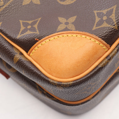 ナイル モノグラム ショルダーバッグ PVC レザー ブラウン ルイヴィトン バッグ LOUIS VUITTON