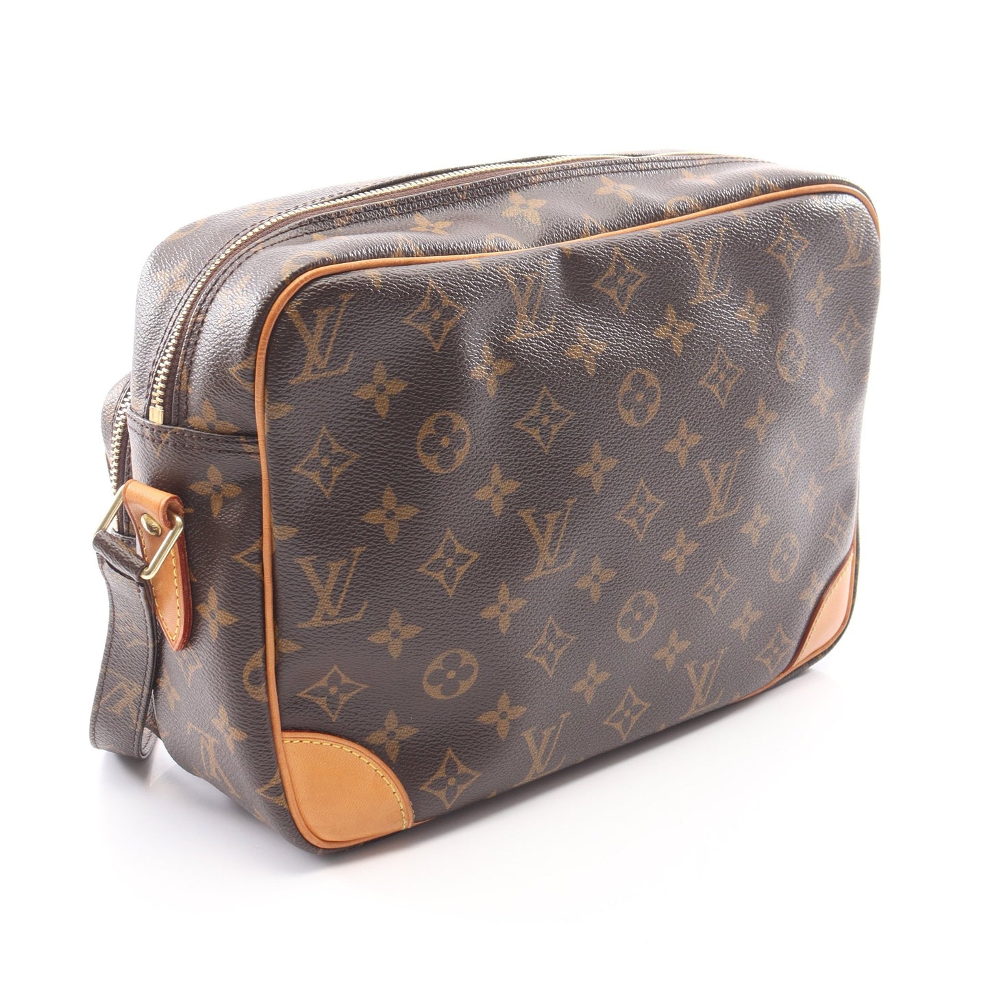 ナイル モノグラム ショルダーバッグ PVC レザー ブラウン ルイヴィトン バッグ LOUIS VUITTON