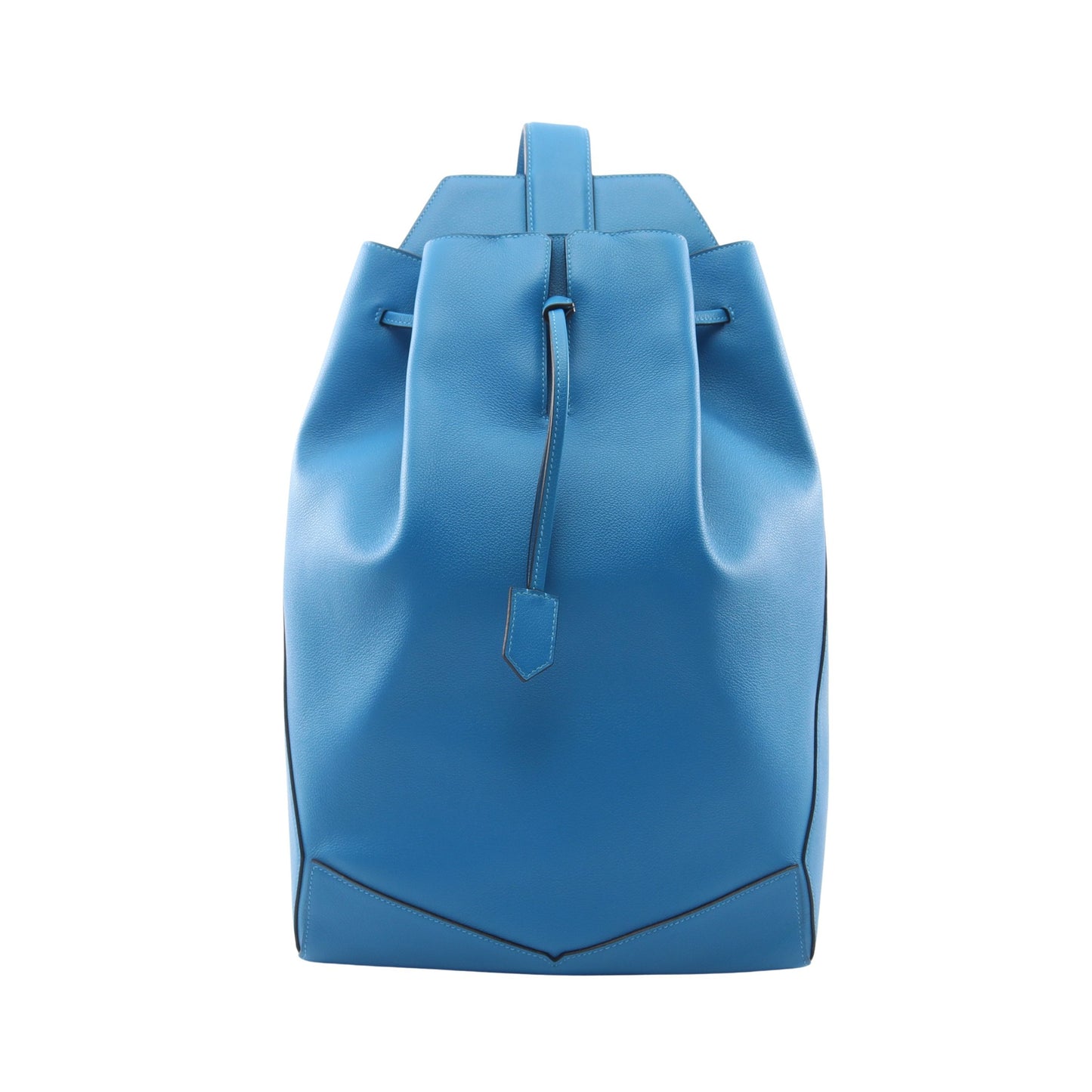 フラッシュセーラー ブルーイドラ ショルダーバッグ エバーカラー ブルー シルバー金具 D刻印 エルメス バッグ HERMES