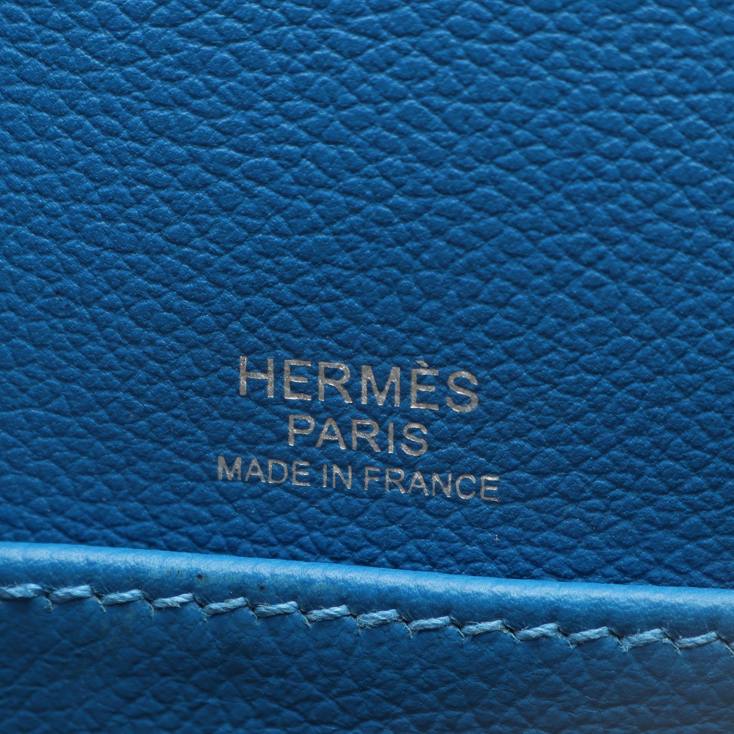 フラッシュセーラー ブルーイドラ ショルダーバッグ エバーカラー ブルー シルバー金具 D刻印 エルメス バッグ HERMES