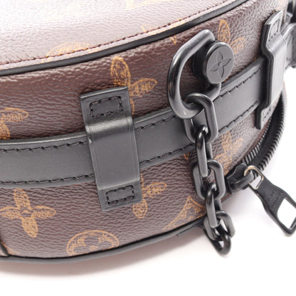 ホイールボックス モノグラム 2WAY ハンドバッグ PVC レザー ブラウン ブラック ルイヴィトン バッグ LOUIS VUITTON