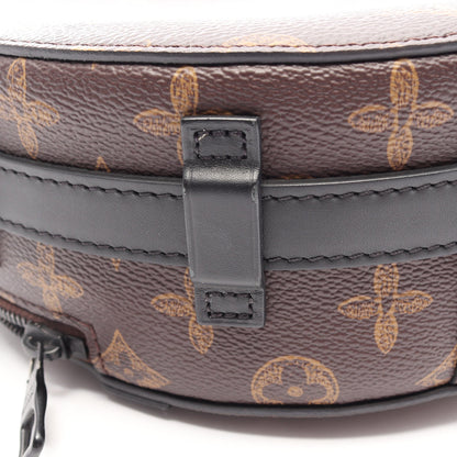 ホイールボックス モノグラム 2WAY ハンドバッグ PVC レザー ブラウン ブラック ルイヴィトン バッグ LOUIS VUITTON