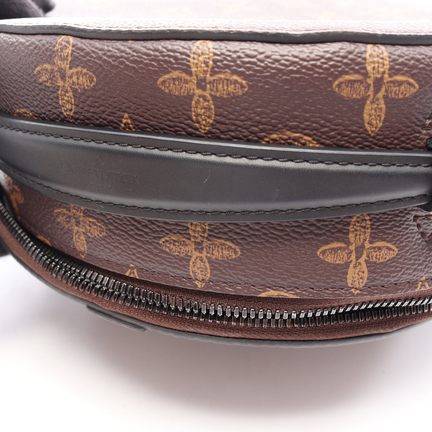 ホイールボックス モノグラム 2WAY ハンドバッグ PVC レザー ブラウン ブラック ルイヴィトン バッグ LOUIS VUITTON