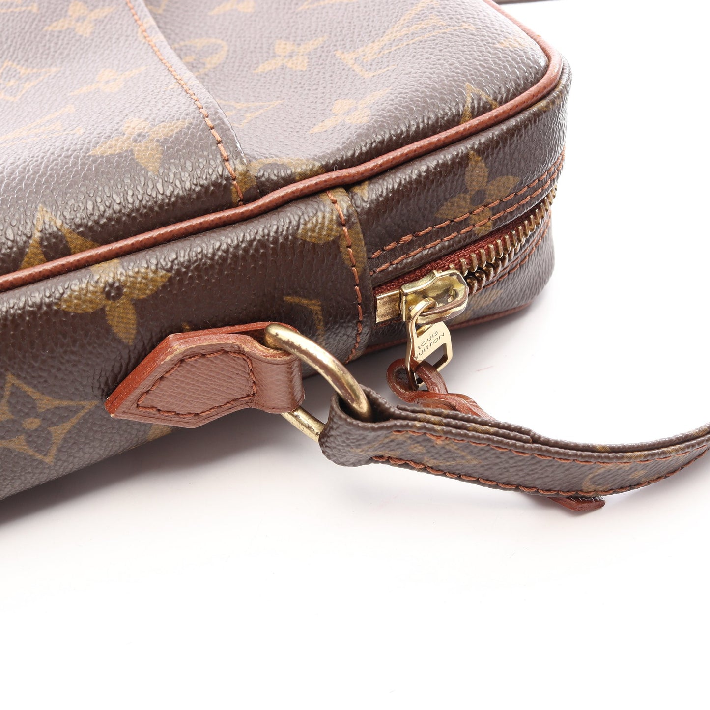 LOUIS VUITTON × COMME des GARCONS プチマルソー モノグラム ショルダーバッグ PVC レザー ブラウン ルイヴィトン バッグ LOUIS VUITTON