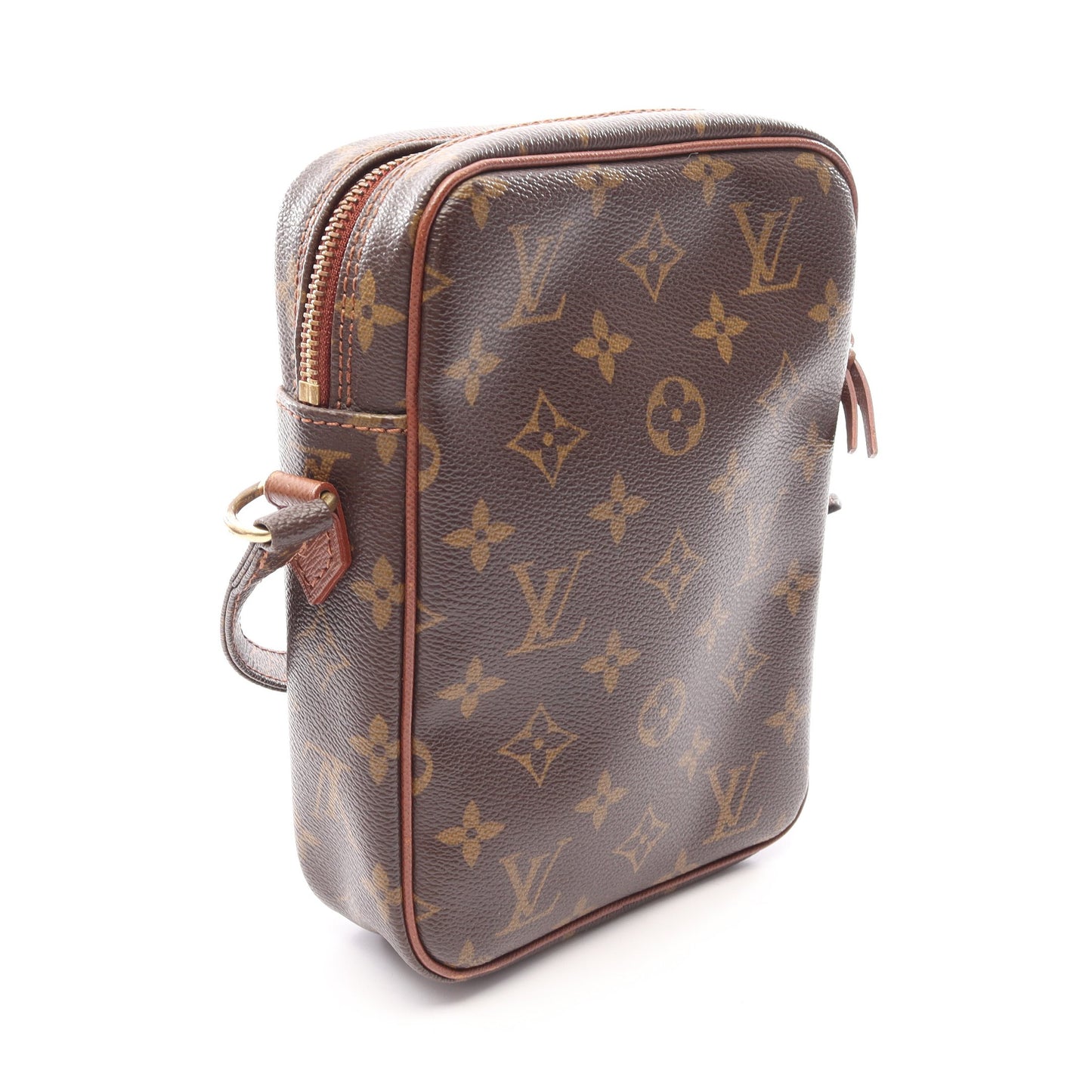 LOUIS VUITTON × COMME des GARCONS プチマルソー モノグラム ショルダーバッグ PVC レザー ブラウン ルイヴィトン バッグ LOUIS VUITTON