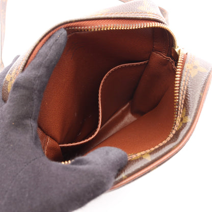 LOUIS VUITTON × COMME des GARCONS プチマルソー モノグラム ショルダーバッグ PVC レザー ブラウン ルイヴィトン バッグ LOUIS VUITTON