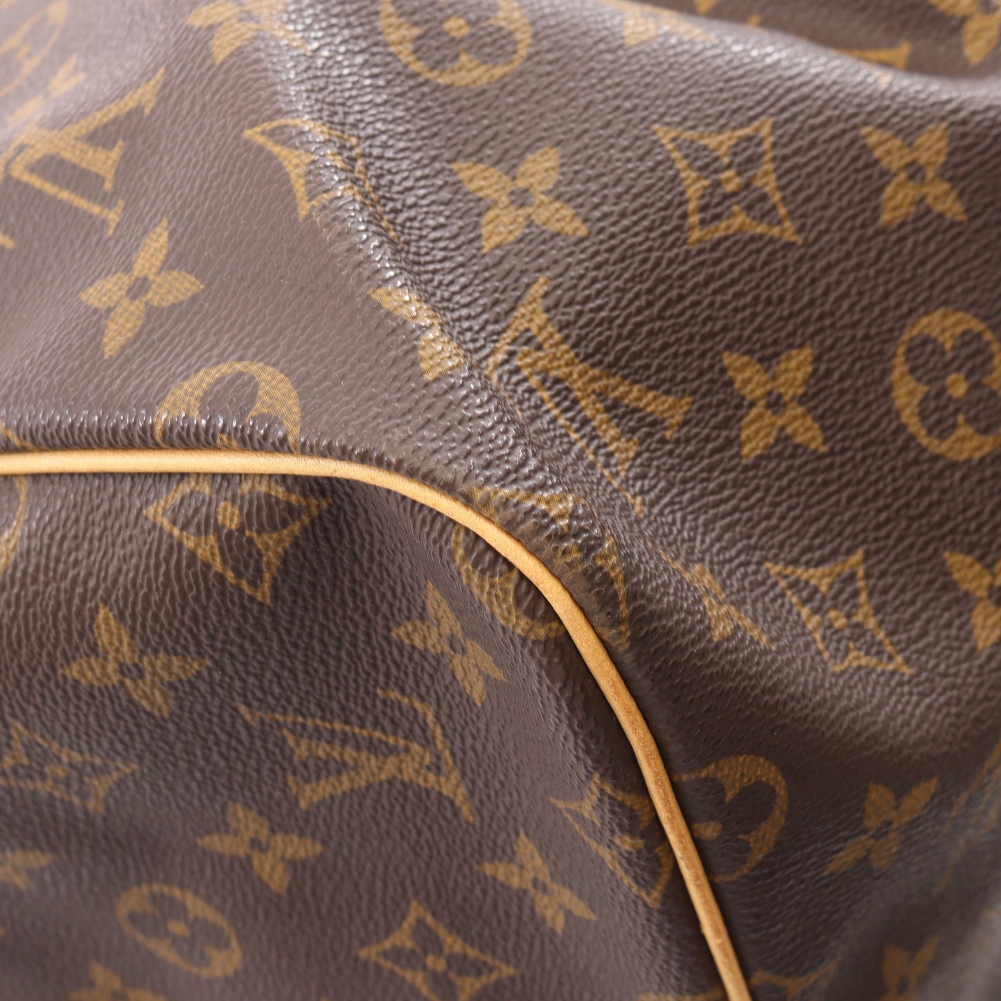 キーポル バンドリエール55 モノグラム 2WAY ボストンバッグ PVC レザー ブラウン ルイヴィトン バッグ LOUIS VUITTON