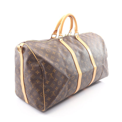 キーポル バンドリエール55 モノグラム 2WAY ボストンバッグ PVC レザー ブラウン ルイヴィトン バッグ LOUIS VUITTON