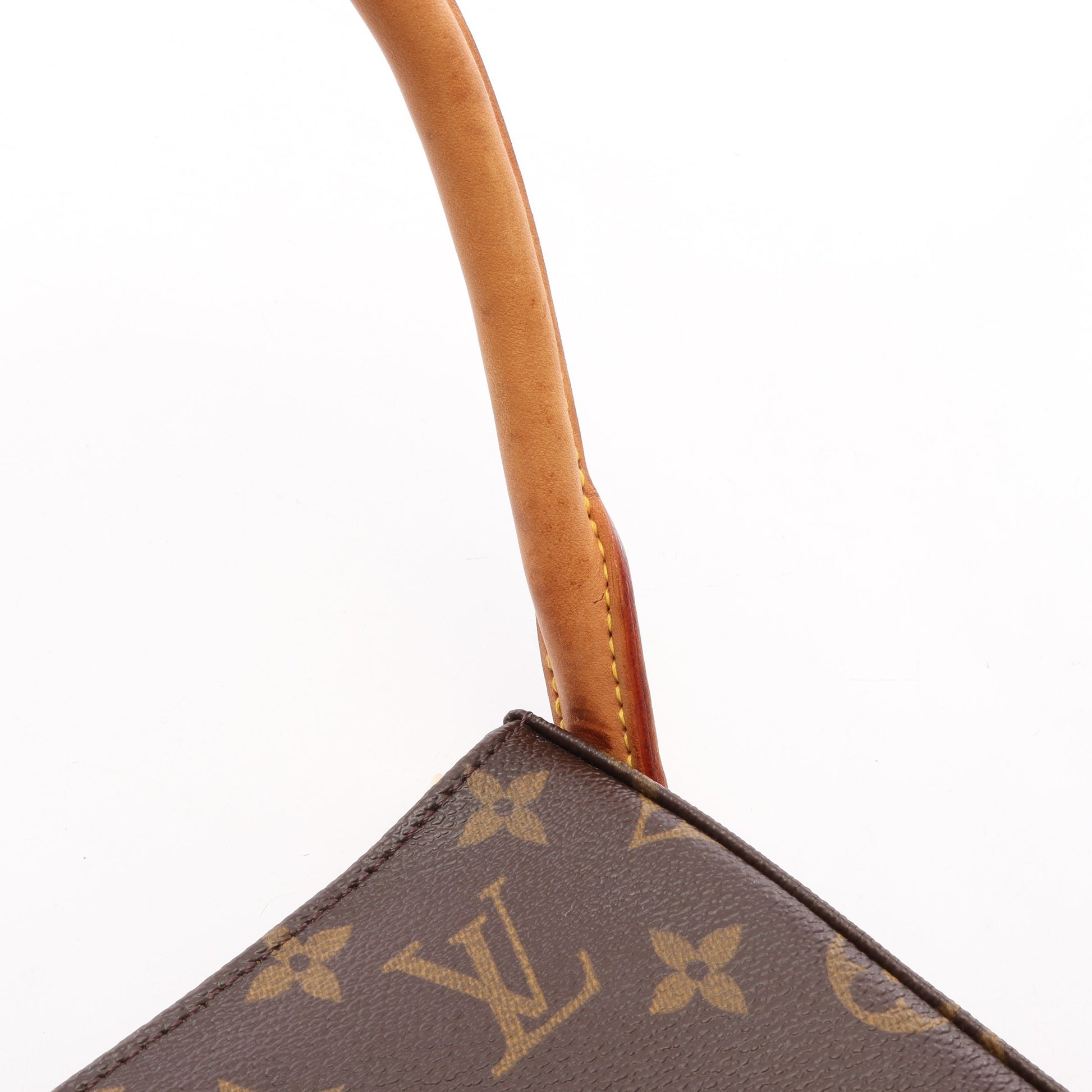 ルーピングMM モノグラム ショルダーバッグ PVC レザー ブラウン ルイヴィトン バッグ LOUIS VUITTON