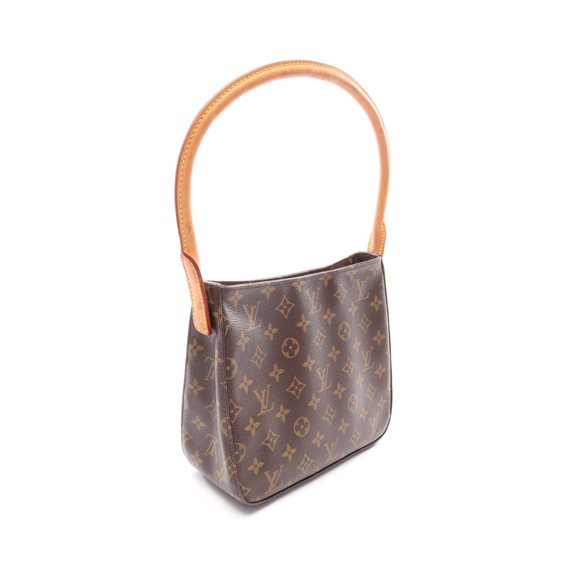 ルーピングMM モノグラム ショルダーバッグ PVC レザー ブラウン ルイヴィトン バッグ LOUIS VUITTON