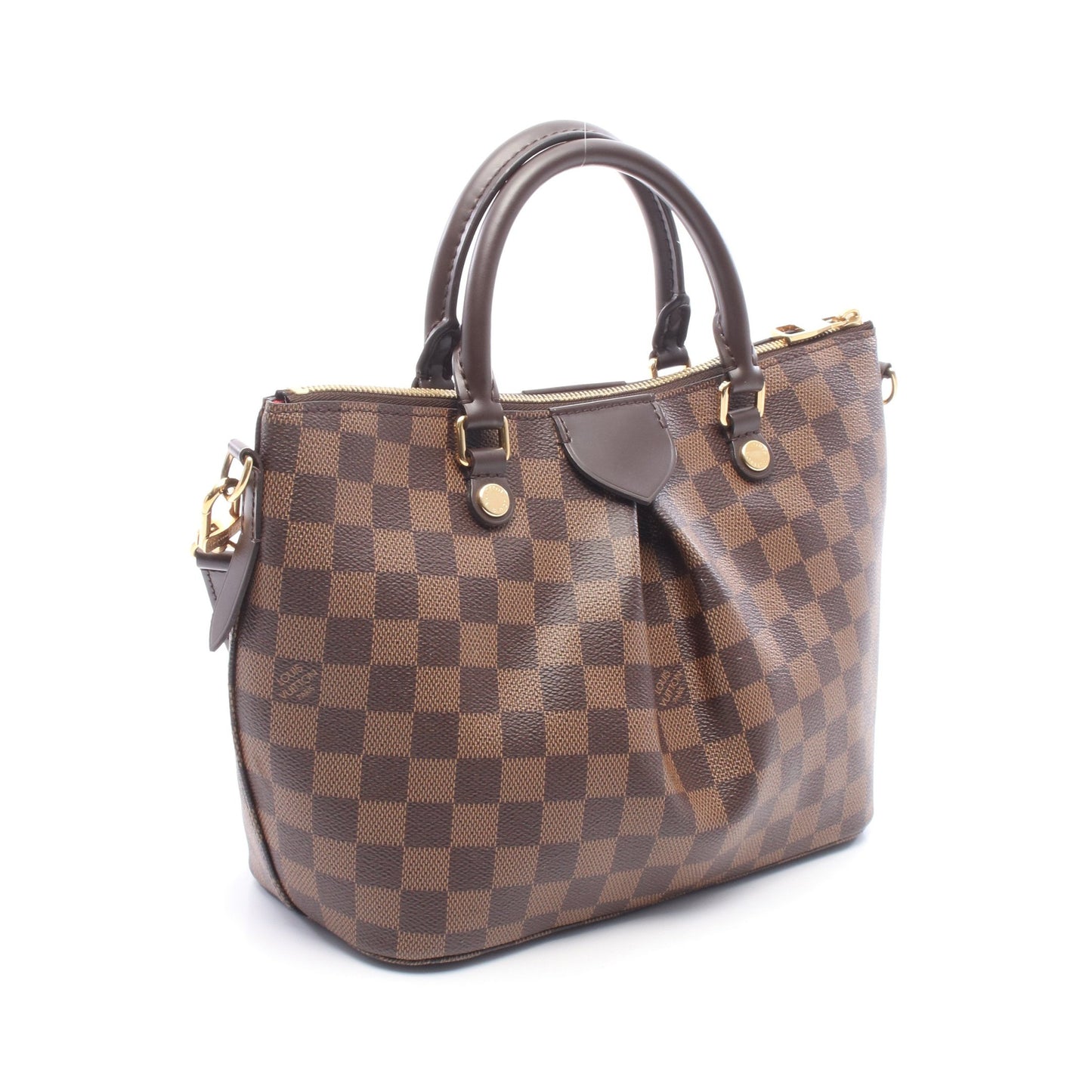 シエナPM ダミエエベヌ 2WAY ハンドバッグ PVC レザー ブラウン ルイヴィトン バッグ LOUIS VUITTON